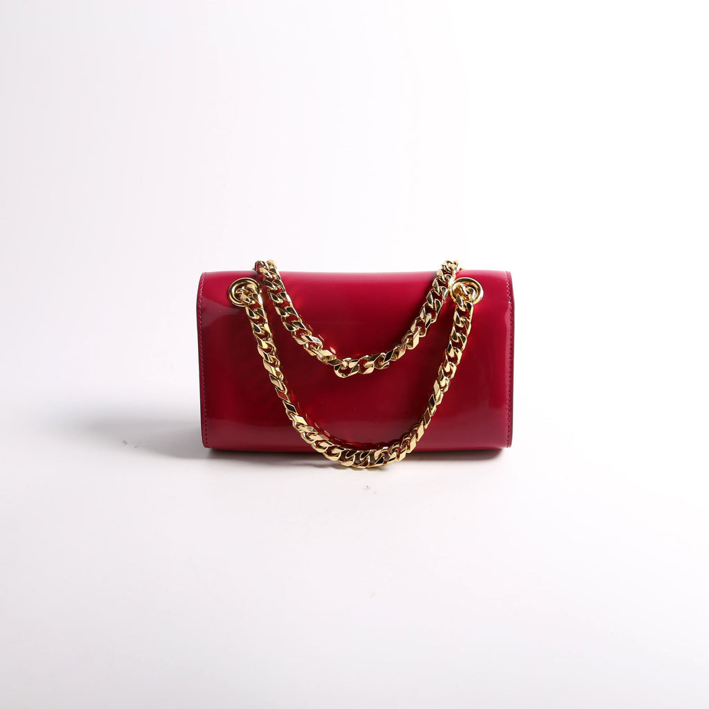 3.5 Phone Bag Patent Pink/Gold