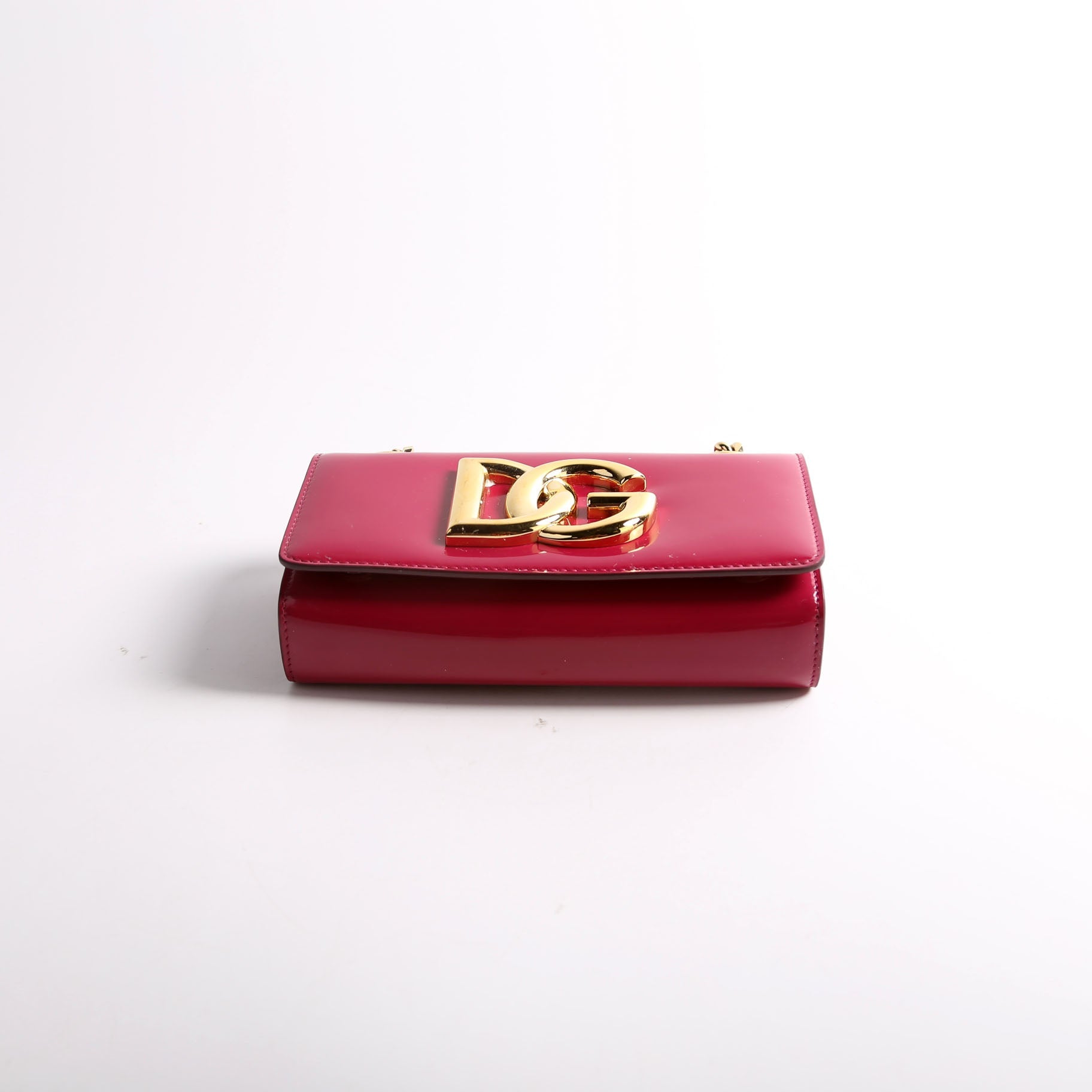 3.5 Phone Bag Patent Pink/Gold