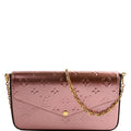 Pochette Felicie Metallic Vernis Pink