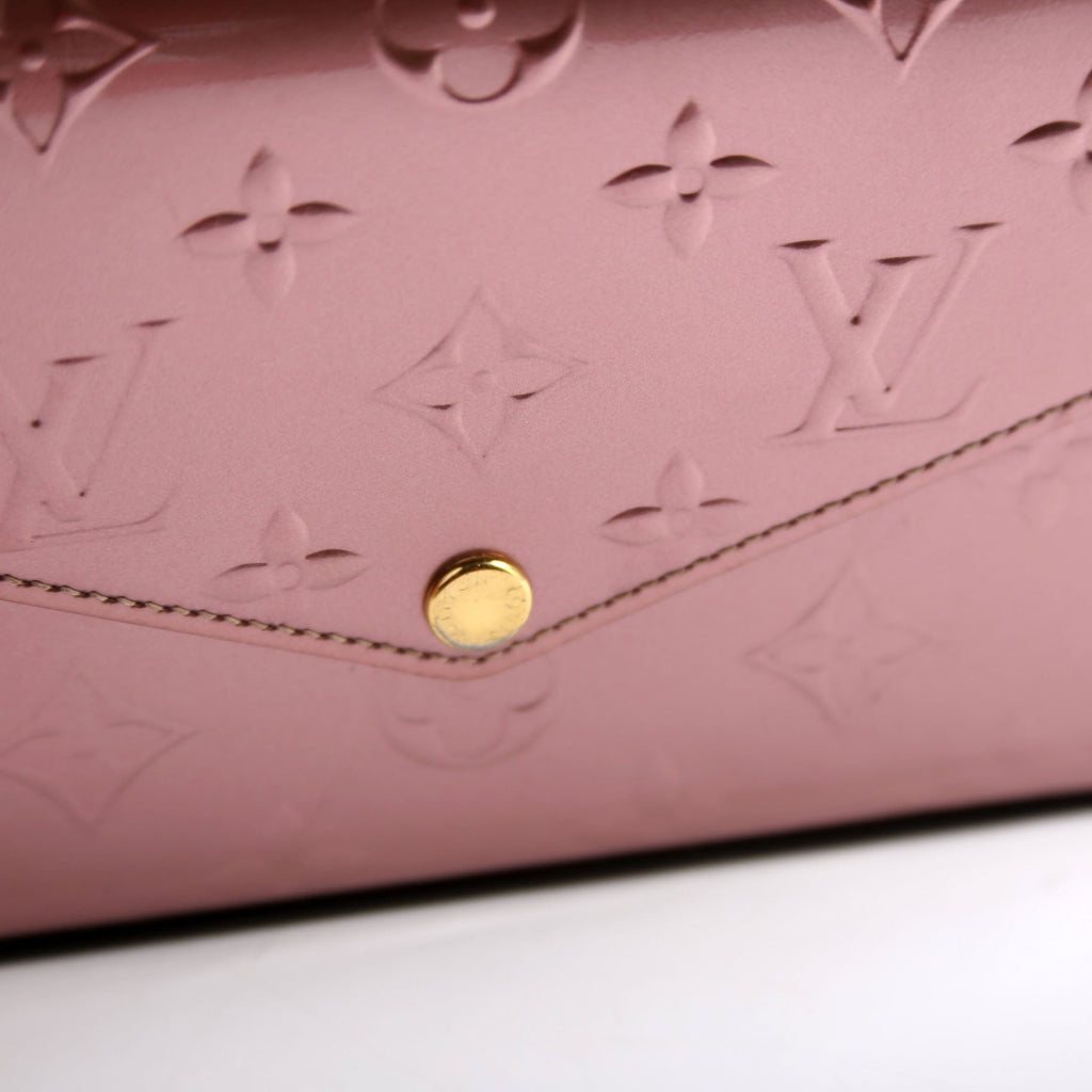 Pochette Felicie Metallic Vernis Pink