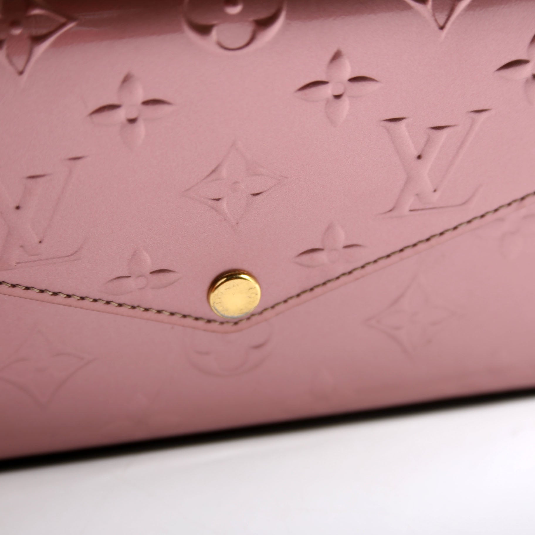 Pochette Felicie Metallic Vernis Pink