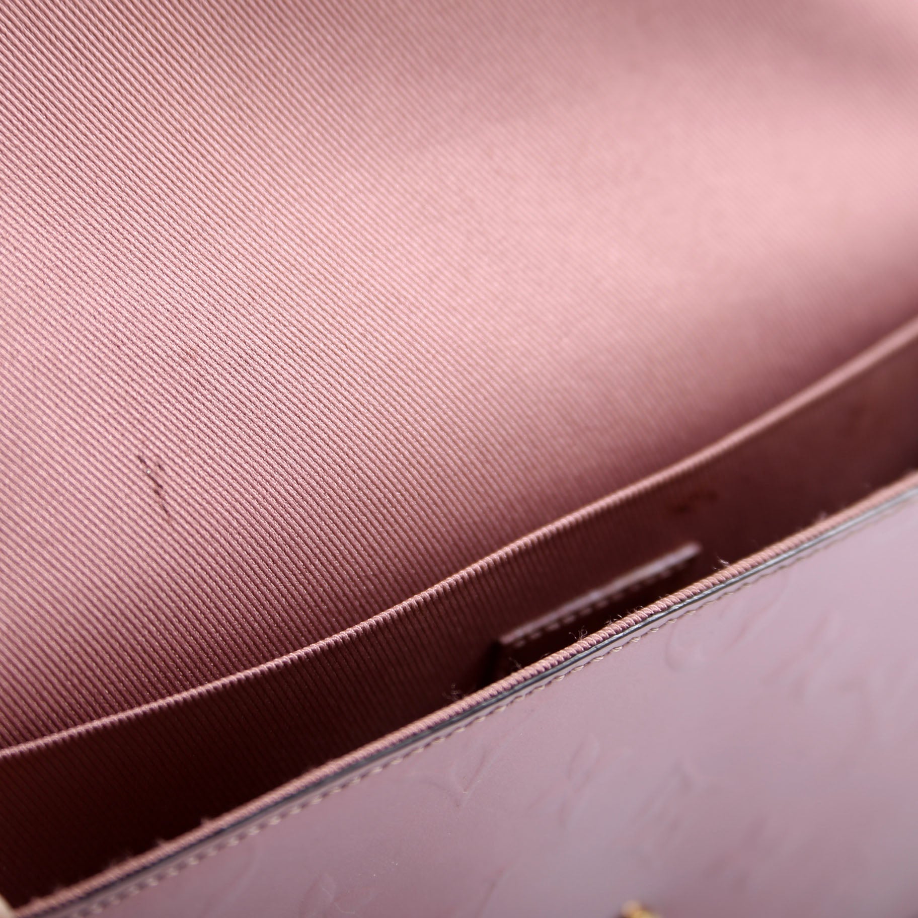 Pochette Felicie Metallic Vernis Pink