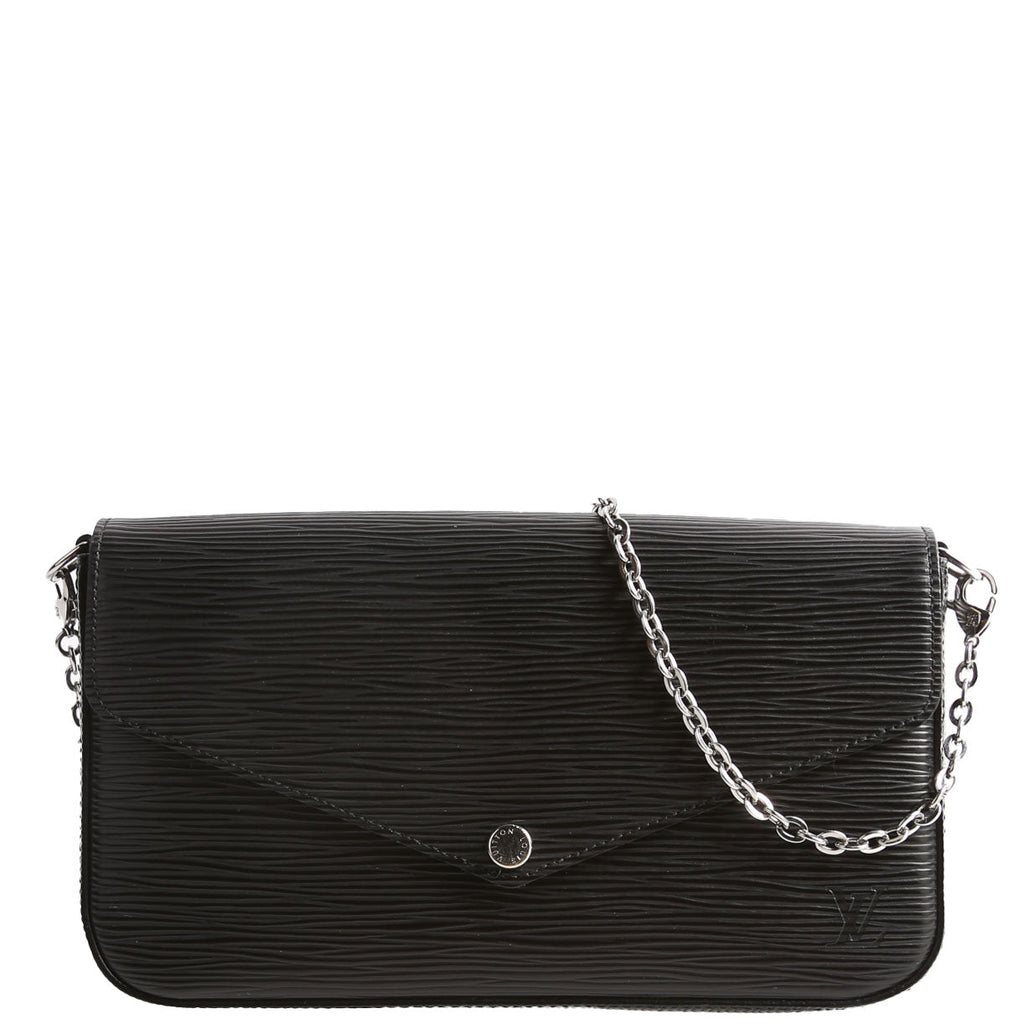 Pochette Felice Epi Black/Silver