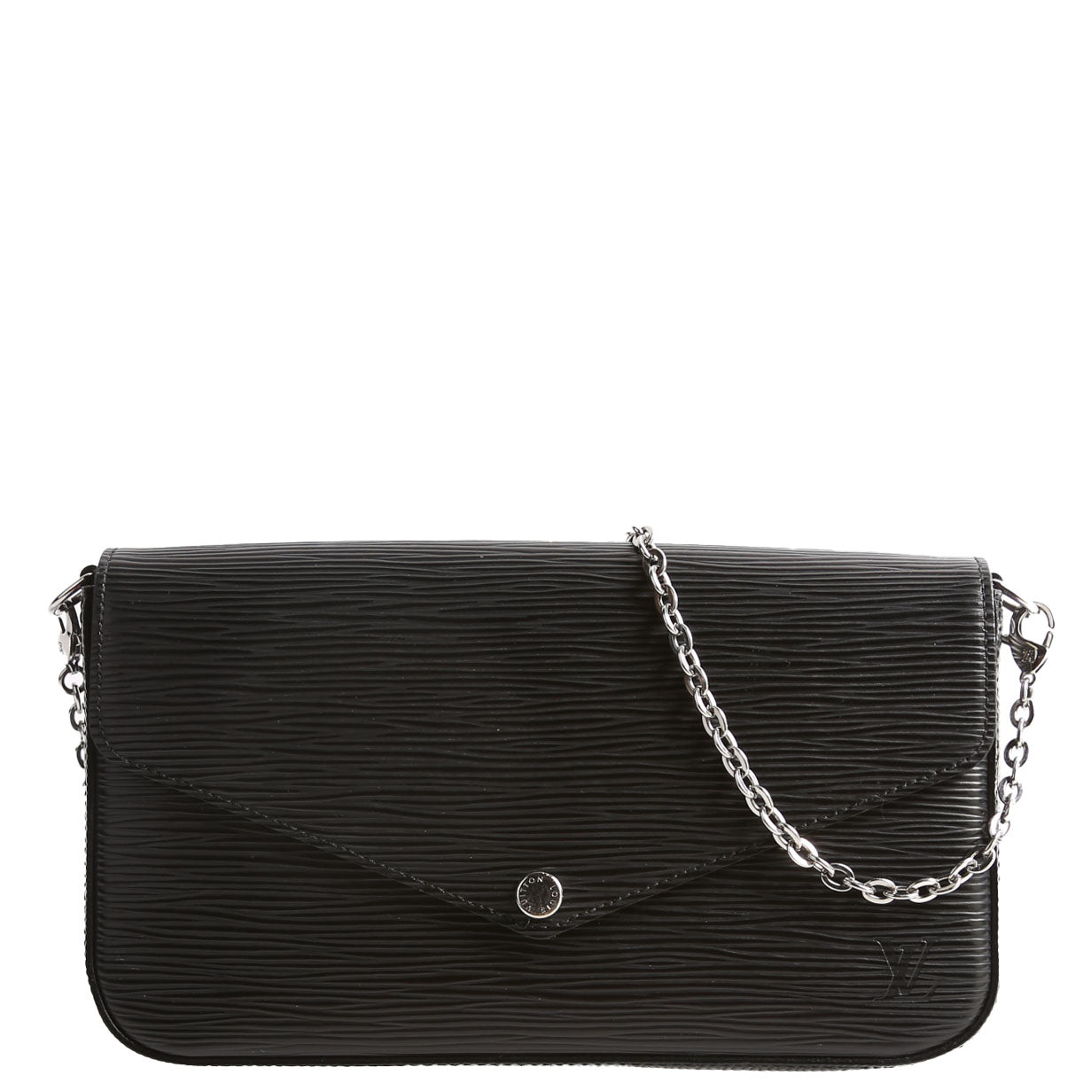 Pochette Felice Epi Black/Silver