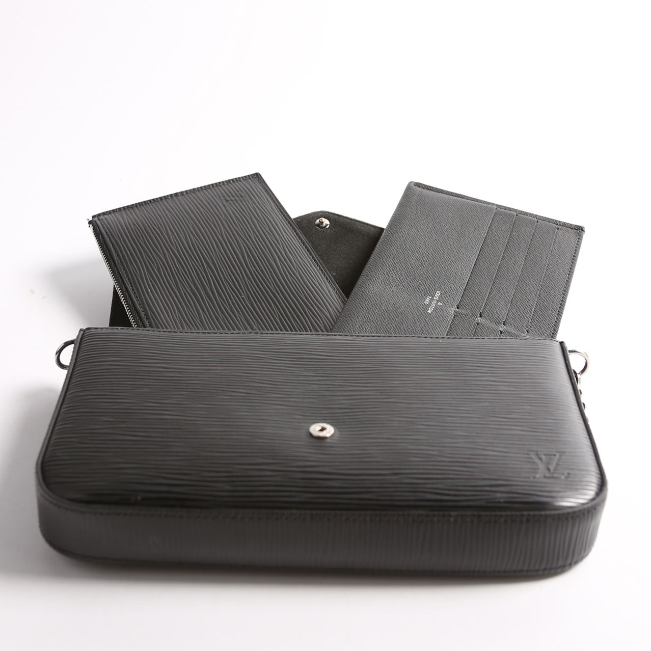 Pochette Felice Epi Black/Silver