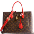 Flower Tote Monogram Red