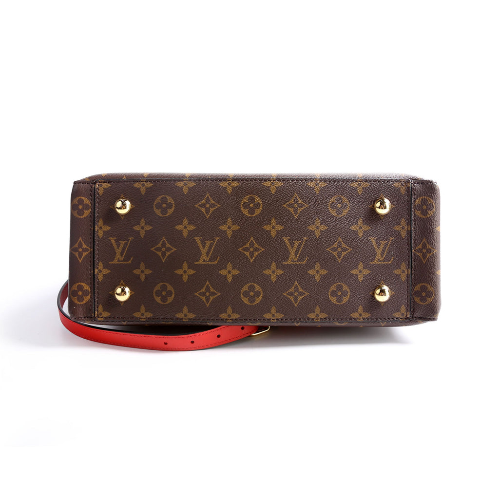 Flower Tote Monogram Red