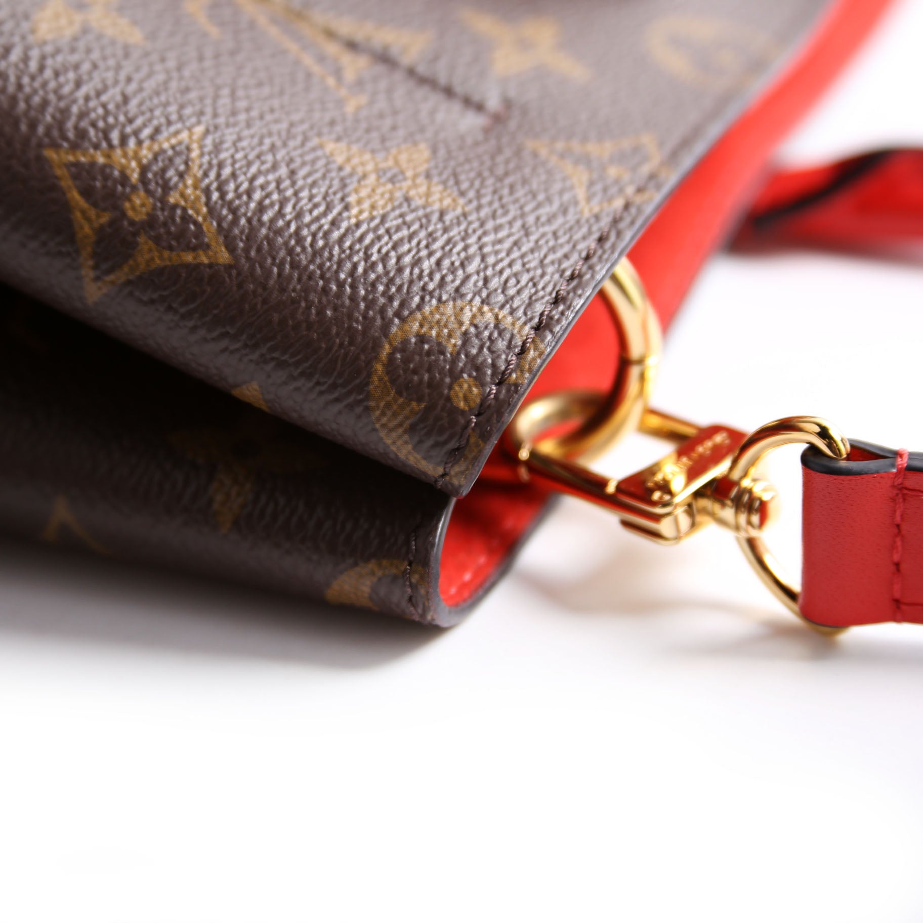 Flower Tote Monogram Red