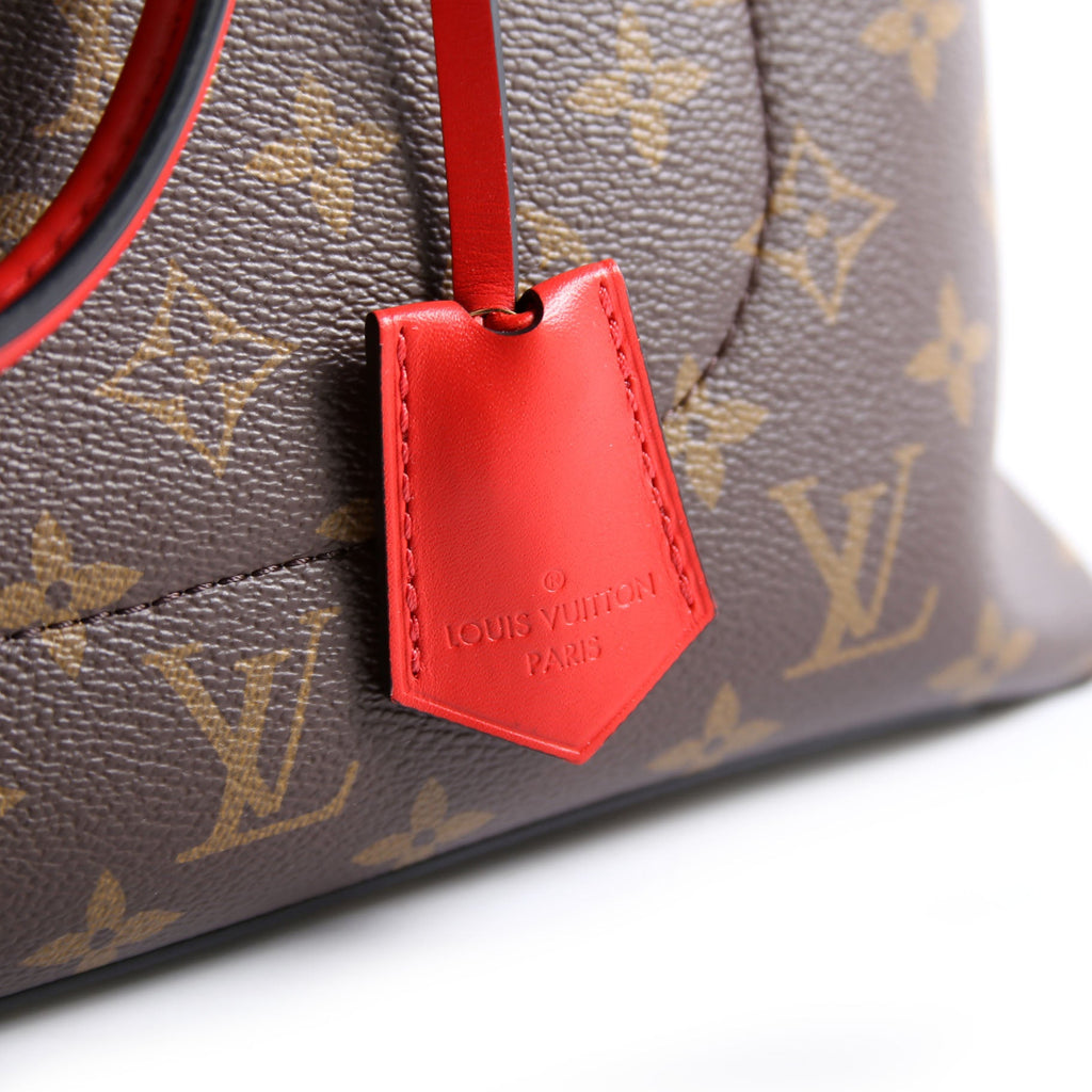 Flower Tote Monogram Red