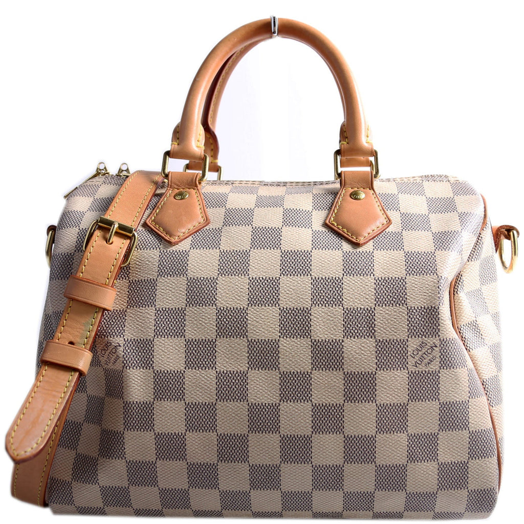 Speedy 25 Bandouliere Damier Azur