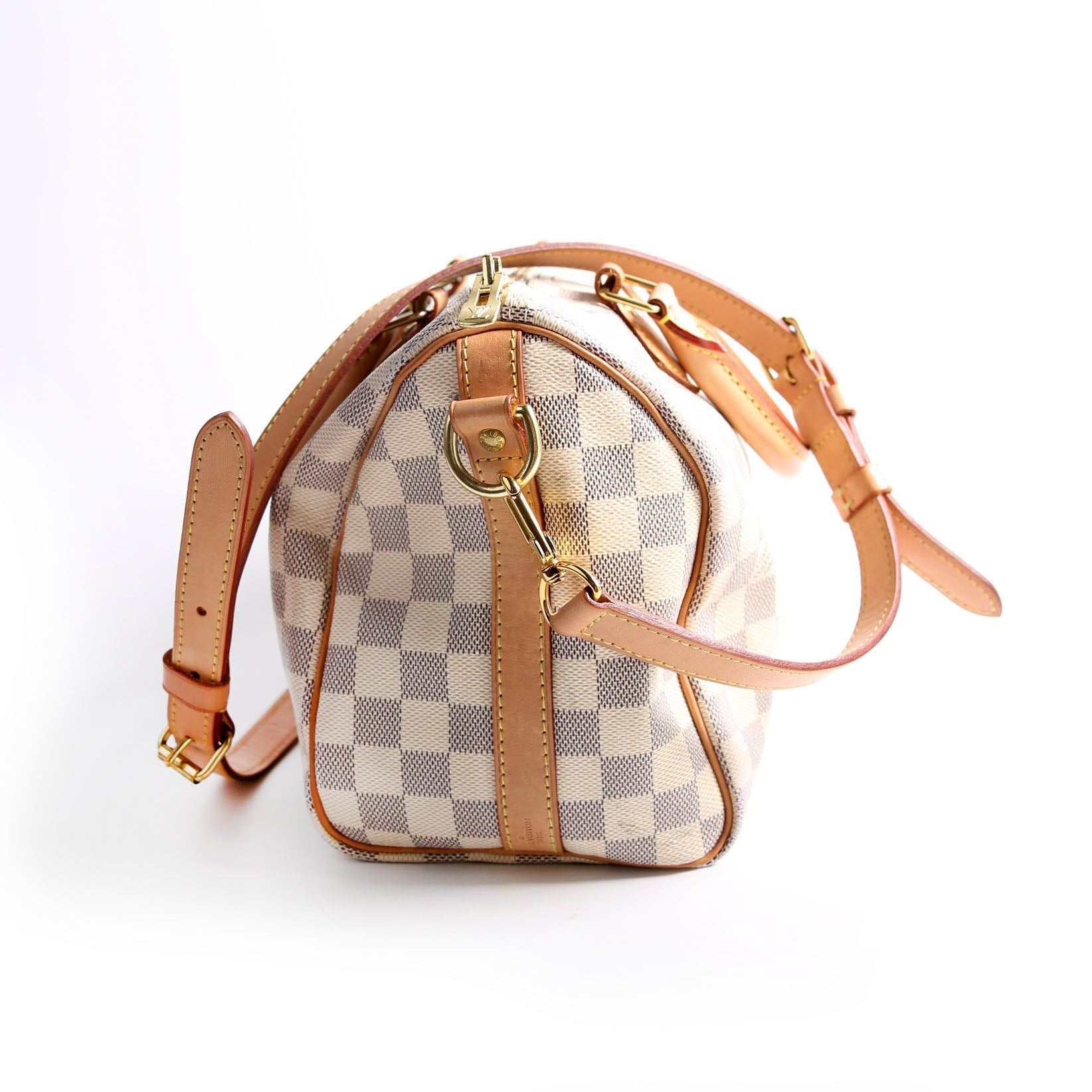 Speedy 25 Bandouliere Damier Azur