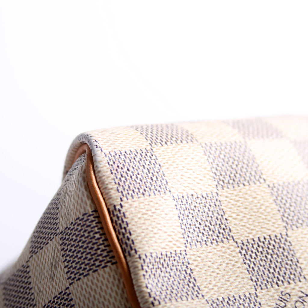 Speedy 25 Bandouliere Damier Azur
