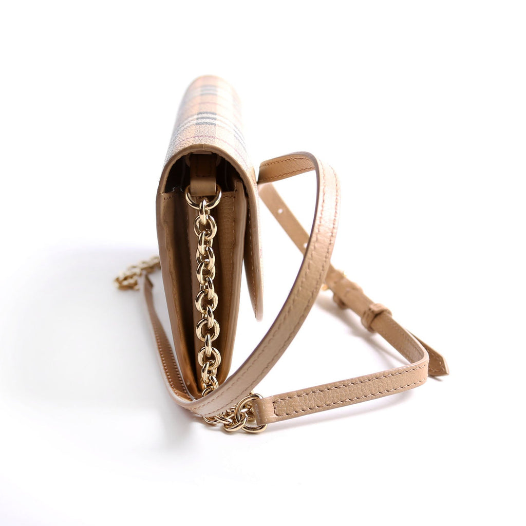 Henley Wallet On Chain Beige