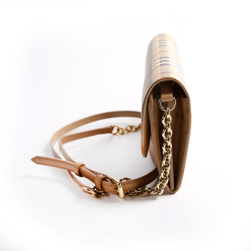 Henley Wallet On Chain Beige