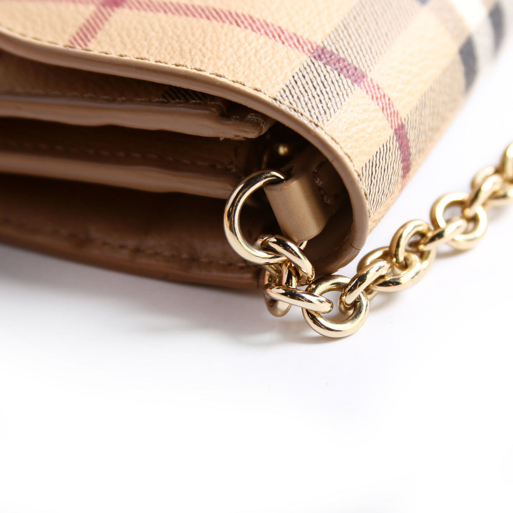 Henley Wallet On Chain Beige