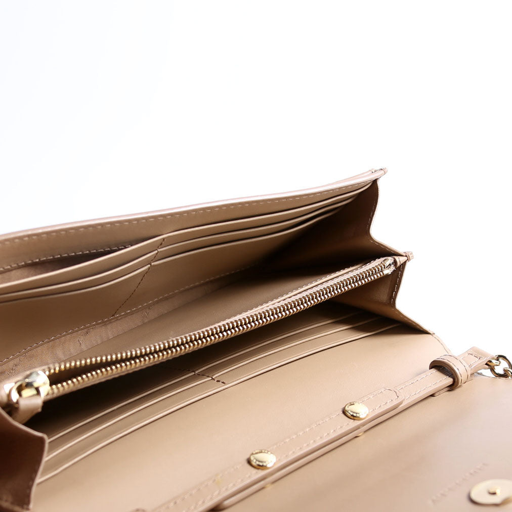 Henley Wallet On Chain Beige