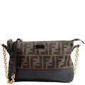8MO260 Zucca Elite Crossbody Brown/Black