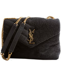 LouLou Satchel Small Tweed 494699 Black