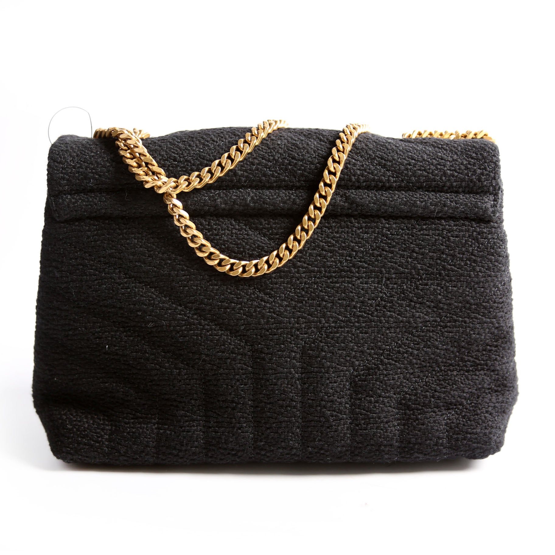 LouLou Satchel Small Tweed 494699 Black