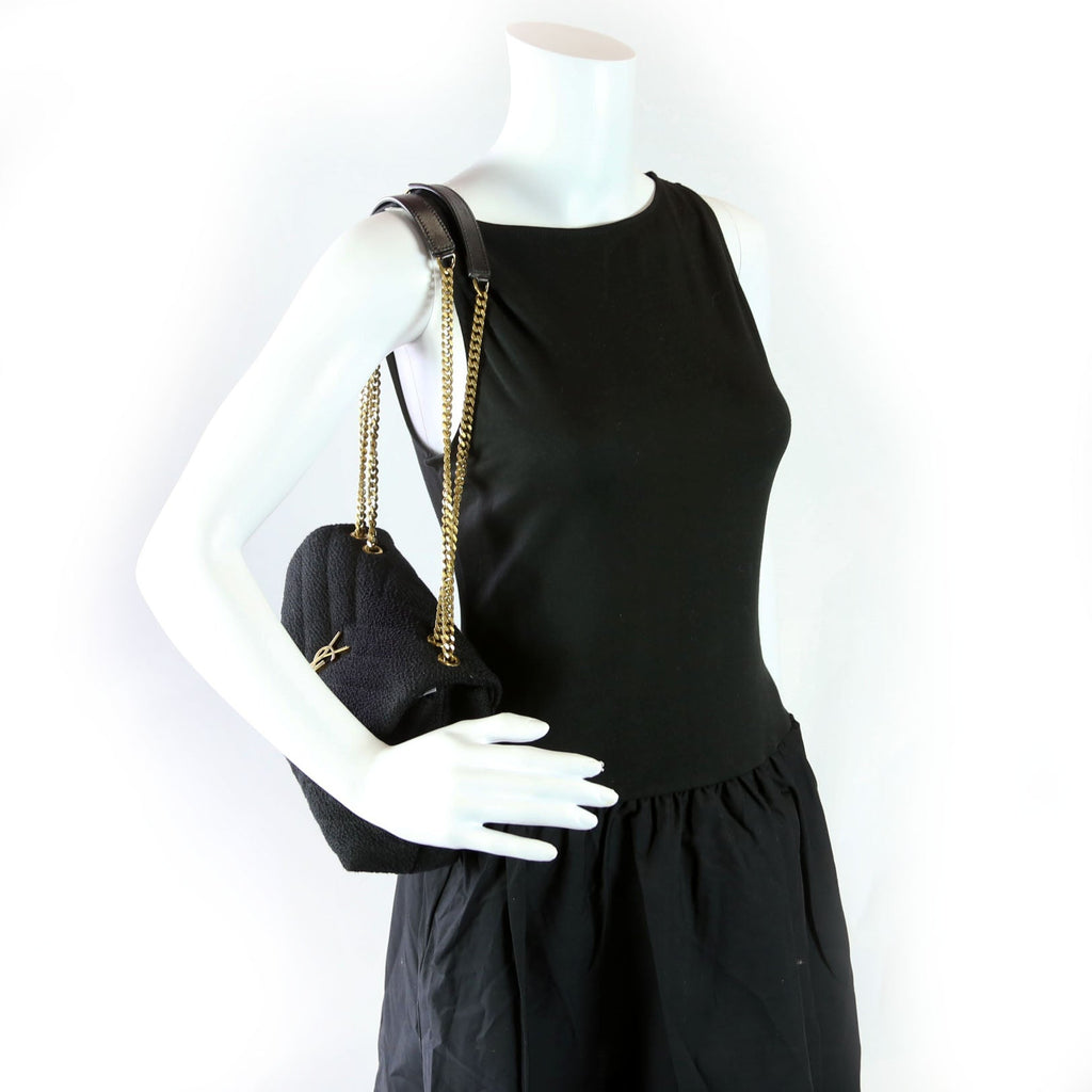 LouLou Satchel Small Tweed 494699 Black