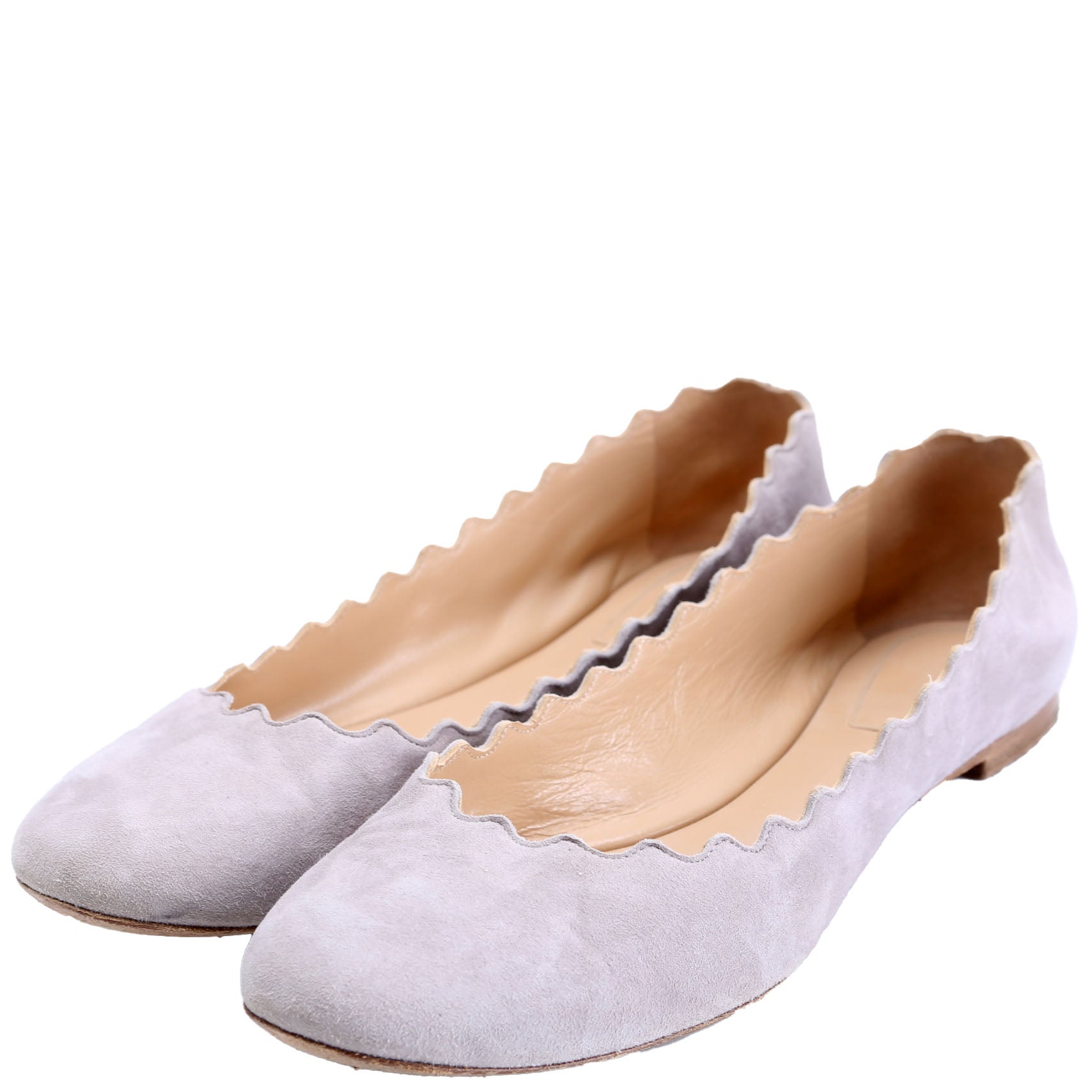 Ballerina Flats Size 39 Gray