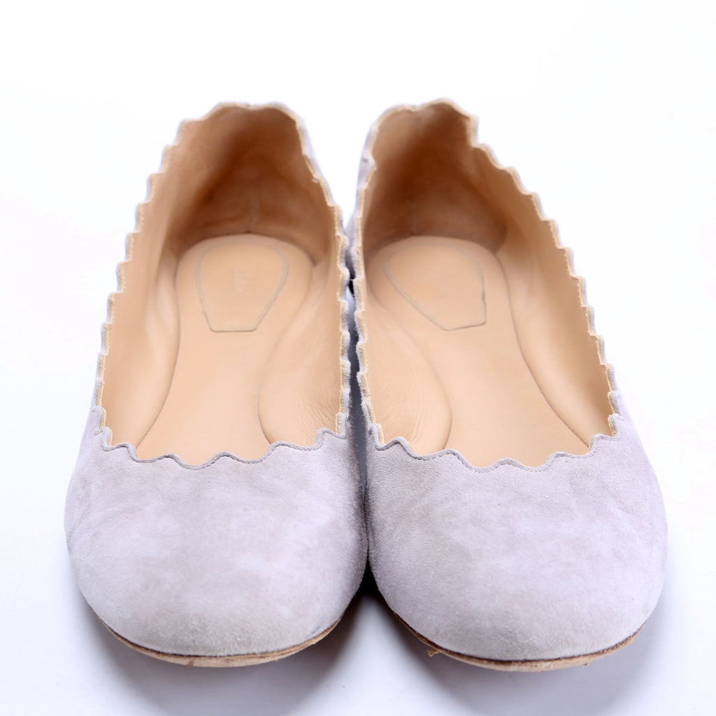 Ballerina Flats Size 39 Gray