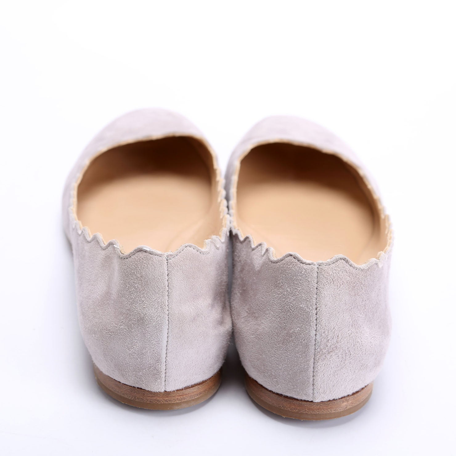 Ballerina Flats Size 39 Gray