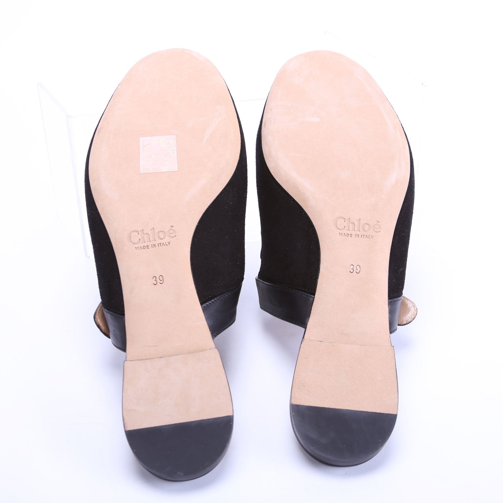 Lauren Mules Size 39 Black