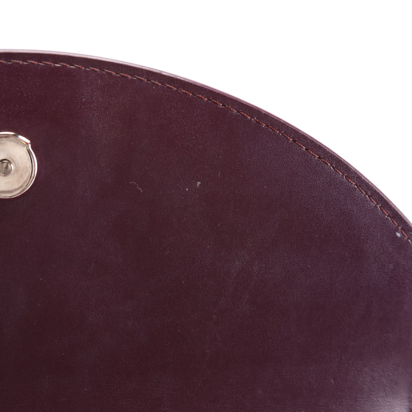 Loubi54 Wallet On Chain Snakeskin Embossed Patent Purple