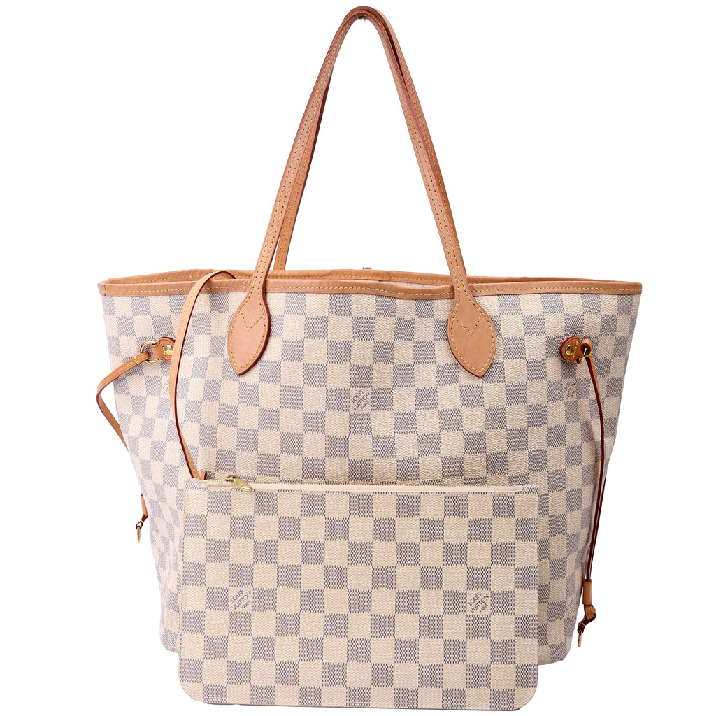 Neverfull With Wallet MM Damier Azur