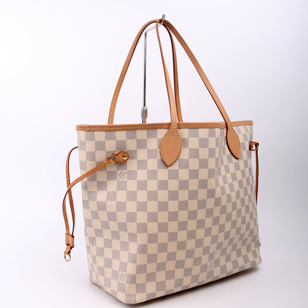 Neverfull With Wallet MM Damier Azur
