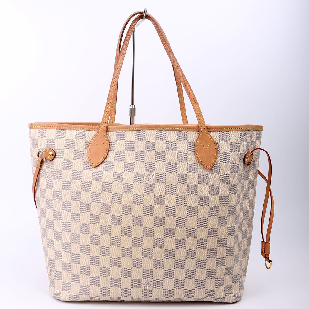 Neverfull With Wallet MM Damier Azur