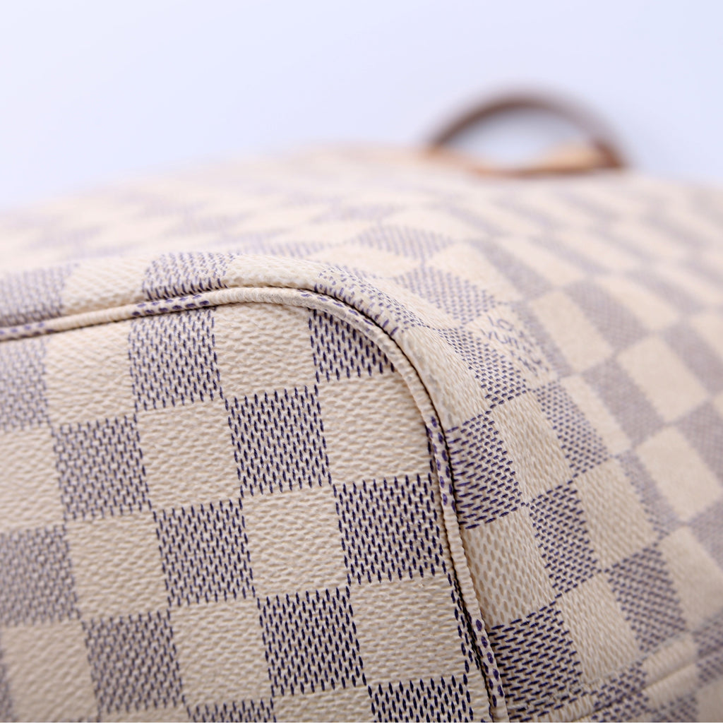 Neverfull With Wallet MM Damier Azur