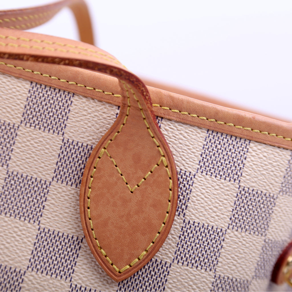 Neverfull With Wallet MM Damier Azur