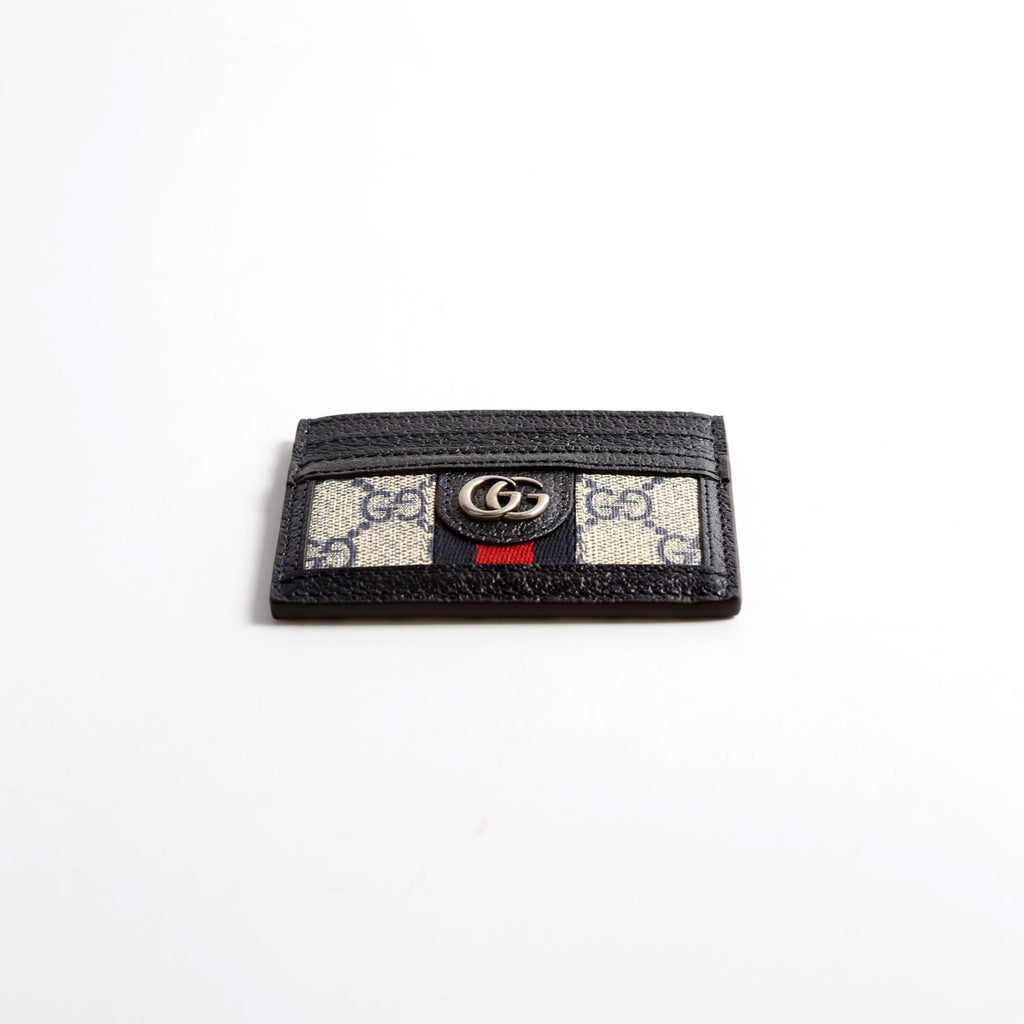 523159 Ophidia GG Card Case Navy