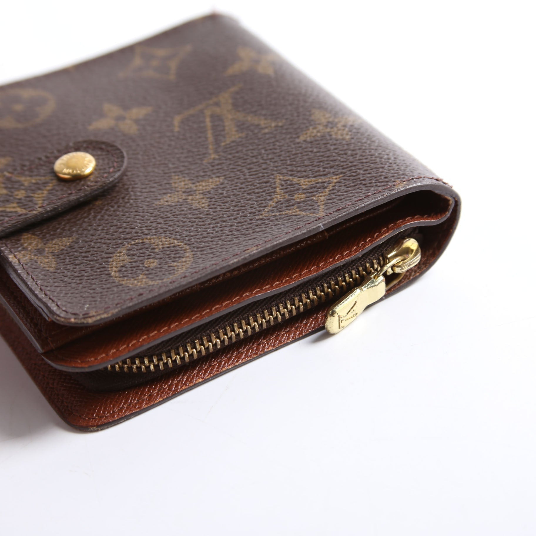 Compact Zippe Wallet Monogram