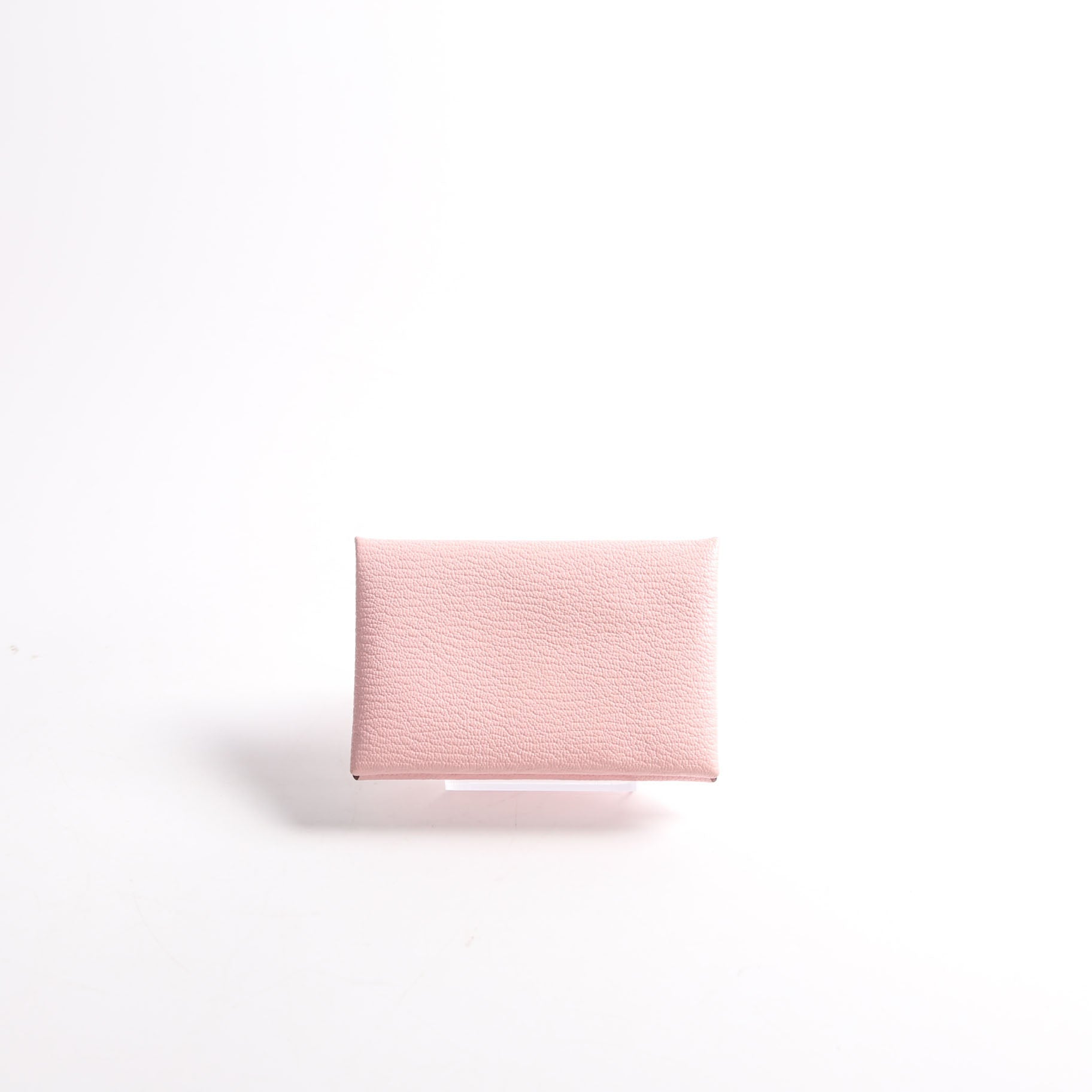 Hermes Calvi Card Case Pink