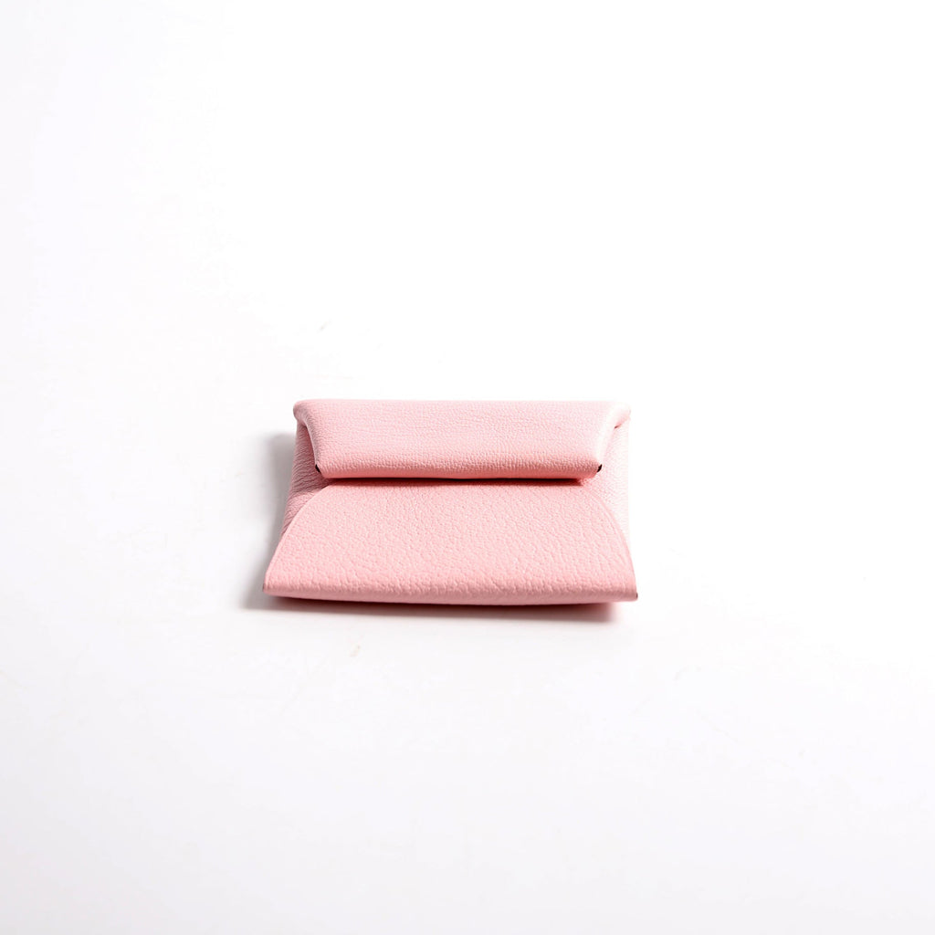 Bastia Change Purse Chevre Leather Pink