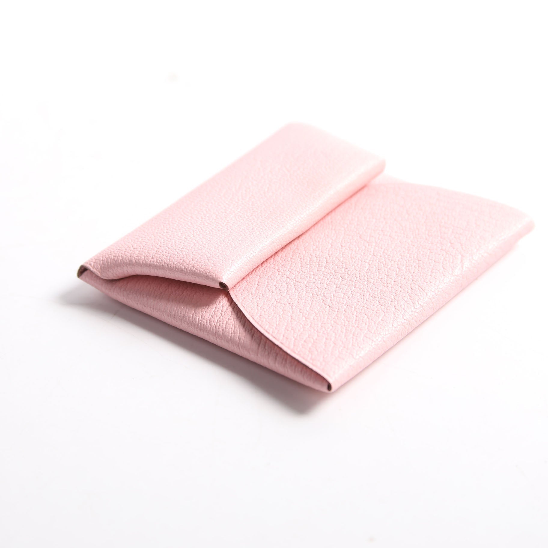 Bastia Change Purse Chevre Leather Pink