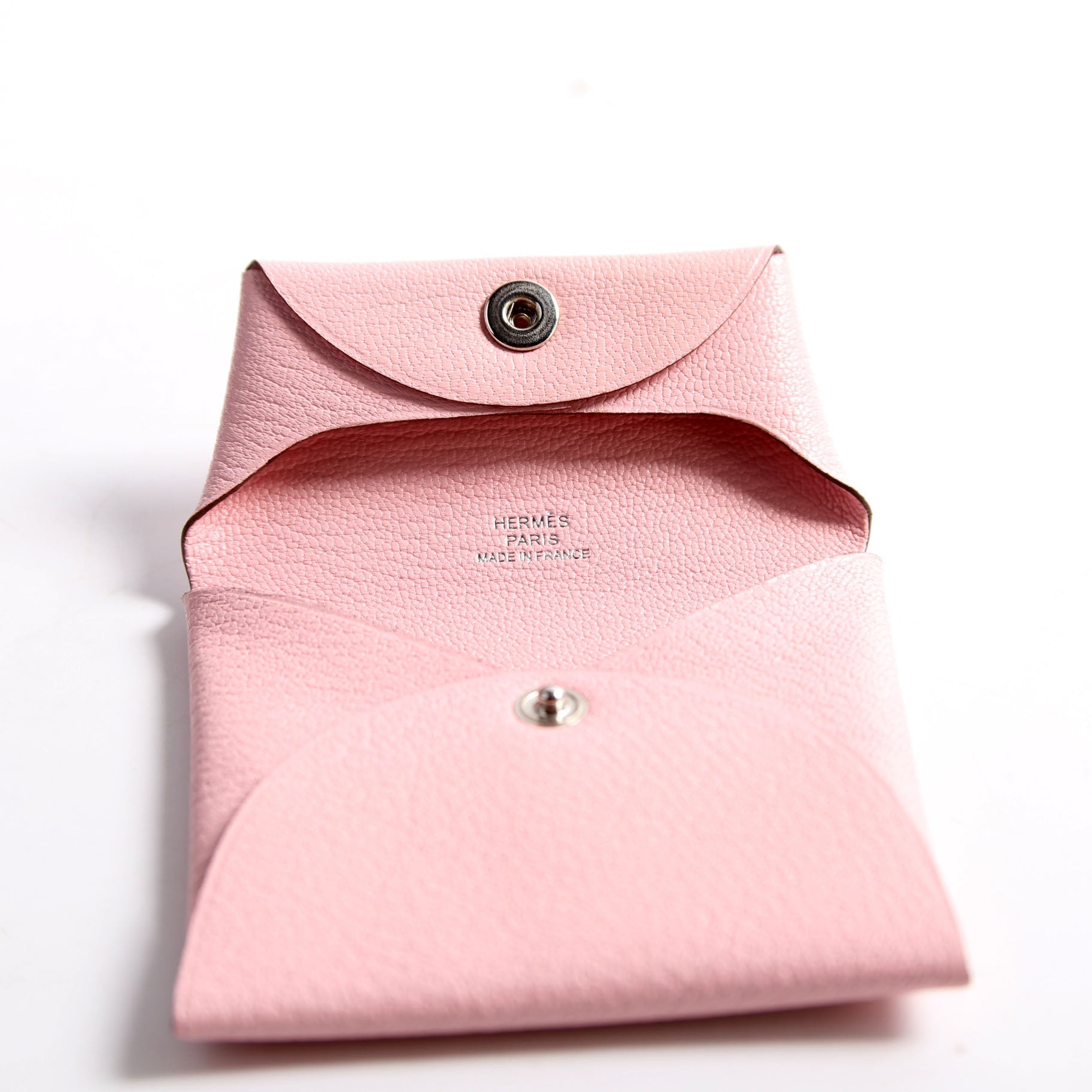 Bastia Change Purse Chevre Leather Pink