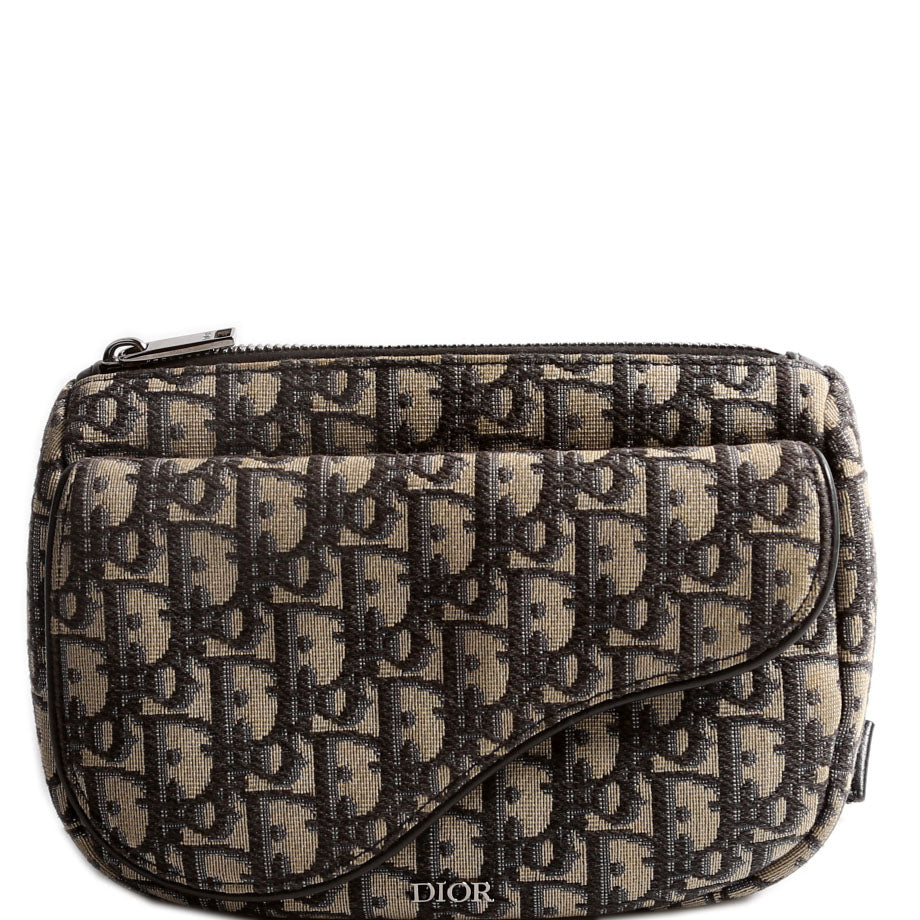 Dior Oblique World Tour Belt Bag Navy/Beige