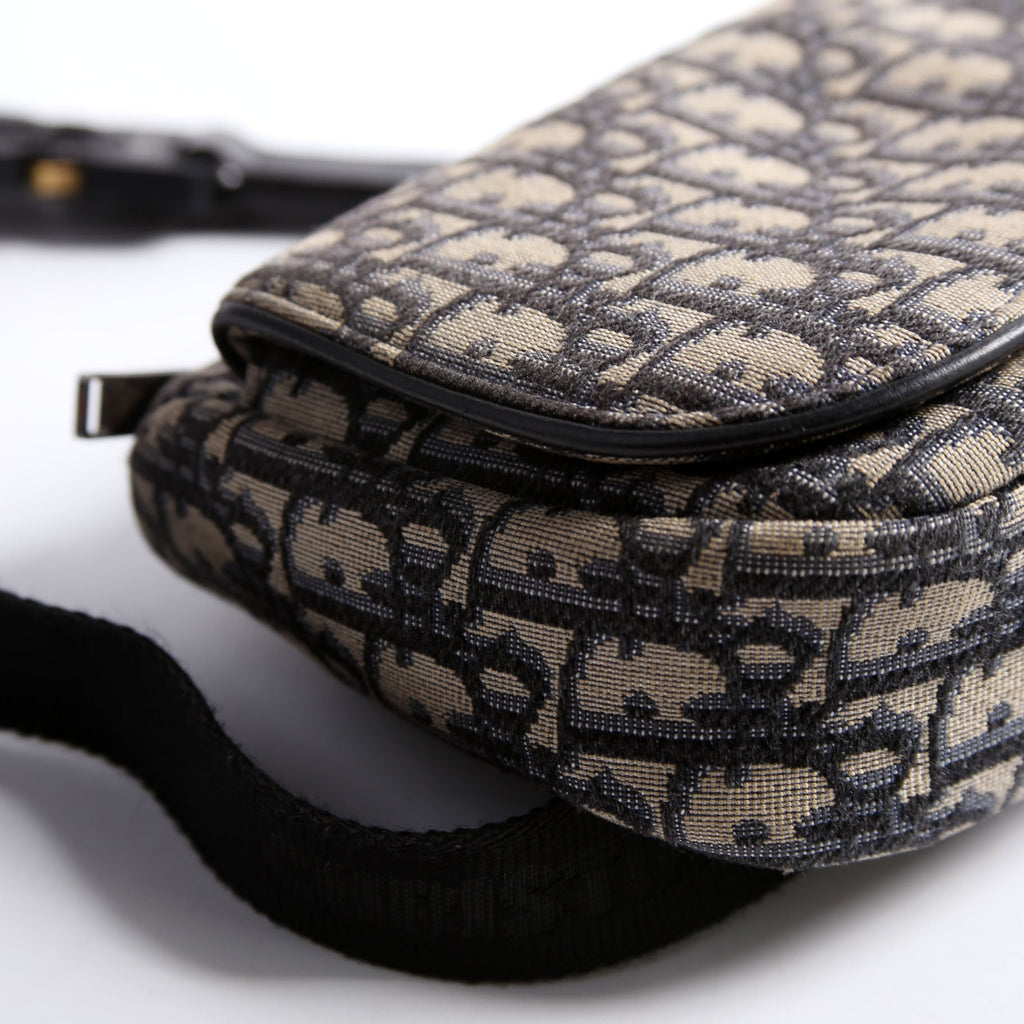 Dior Oblique World Tour Belt Bag Navy/Beige