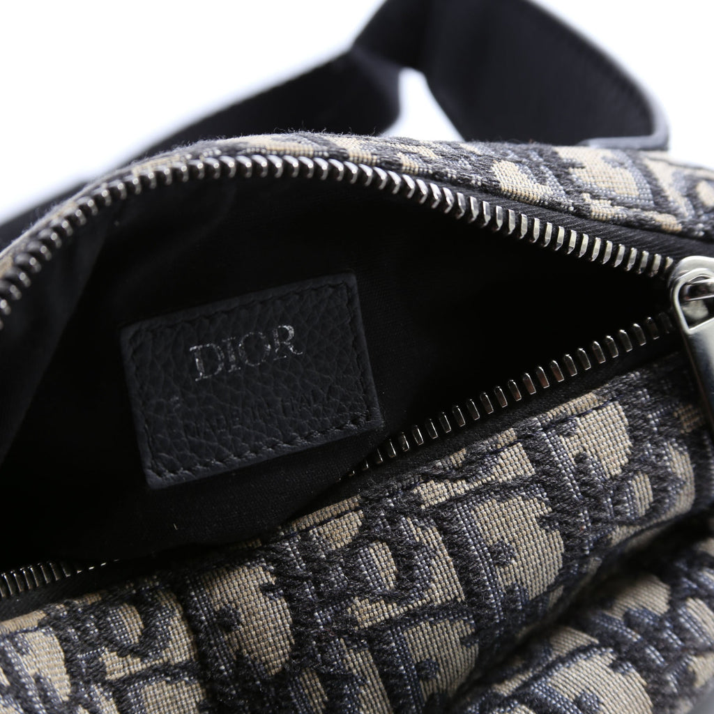 Dior Oblique World Tour Belt Bag Navy/Beige