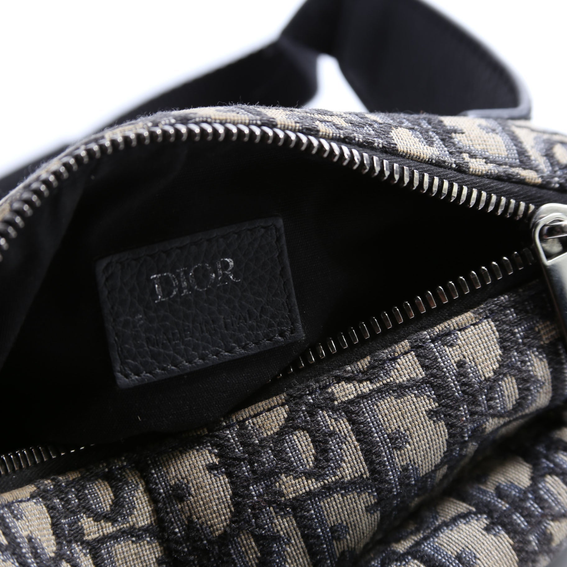 Dior Oblique World Tour Belt Bag Navy/Beige