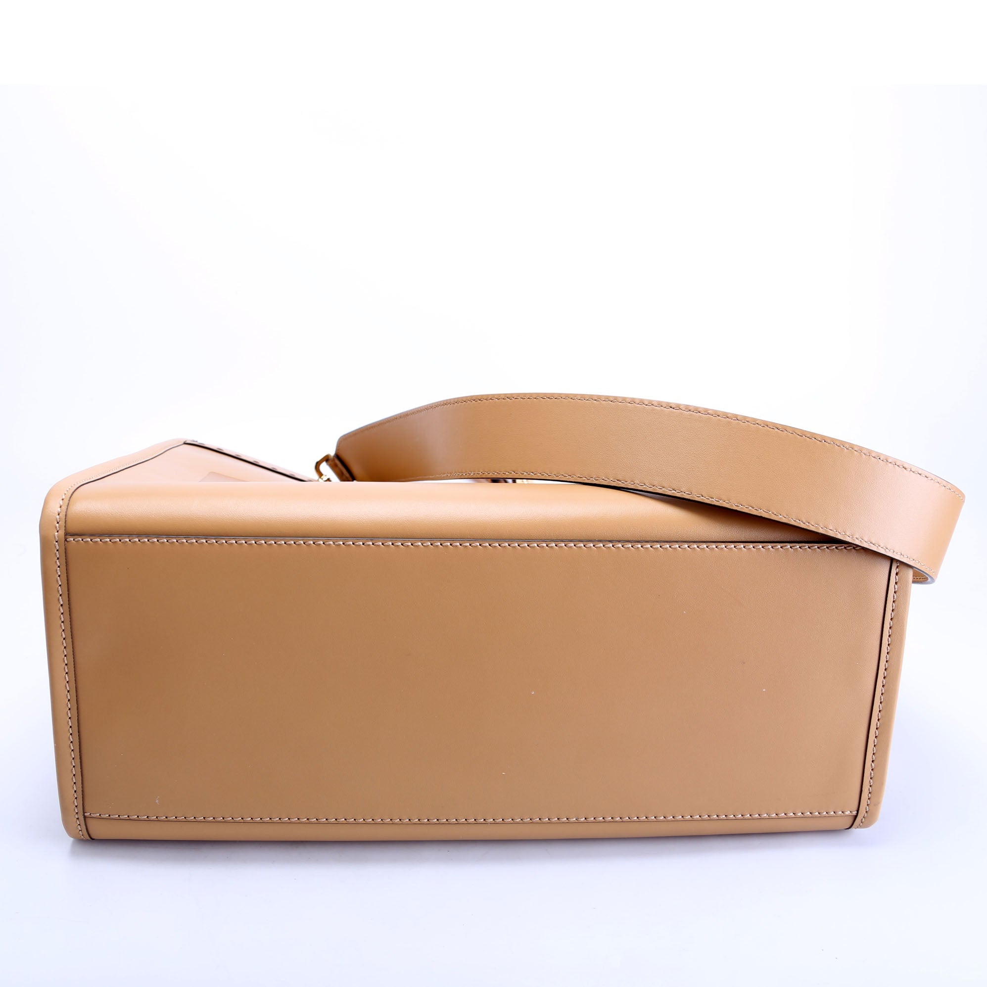 Fendi 8BH386 Sunshine Shopper Medium Leather Tan