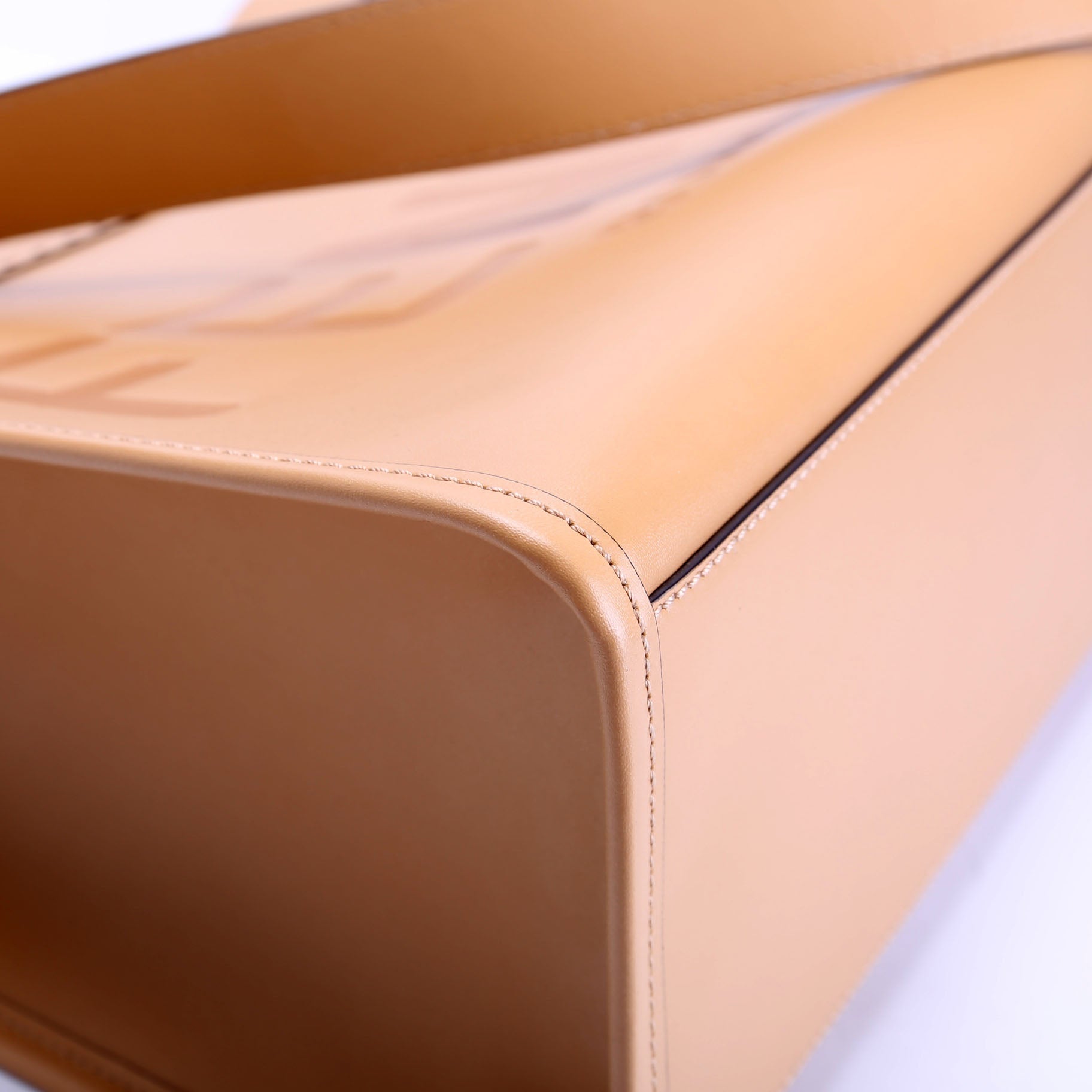 Fendi 8BH386 Sunshine Shopper Medium Leather Tan