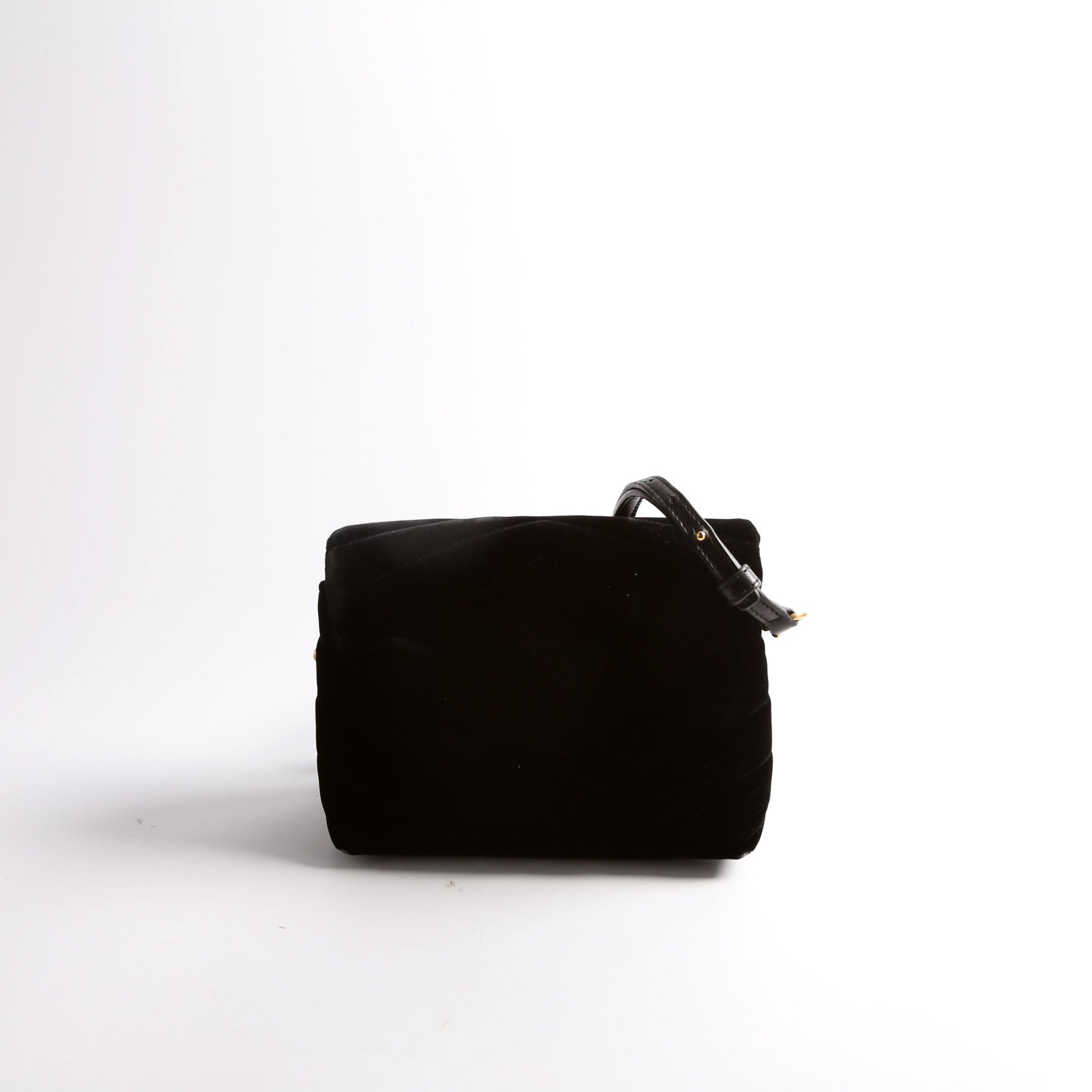 LouLou Satchel Top Crossbody Velvet 467072 Black