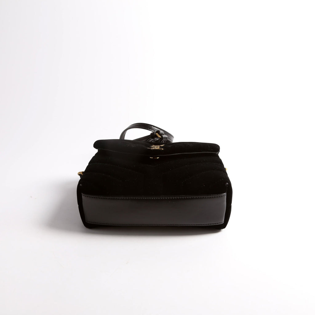 LouLou Satchel Top Crossbody Velvet 467072 Black