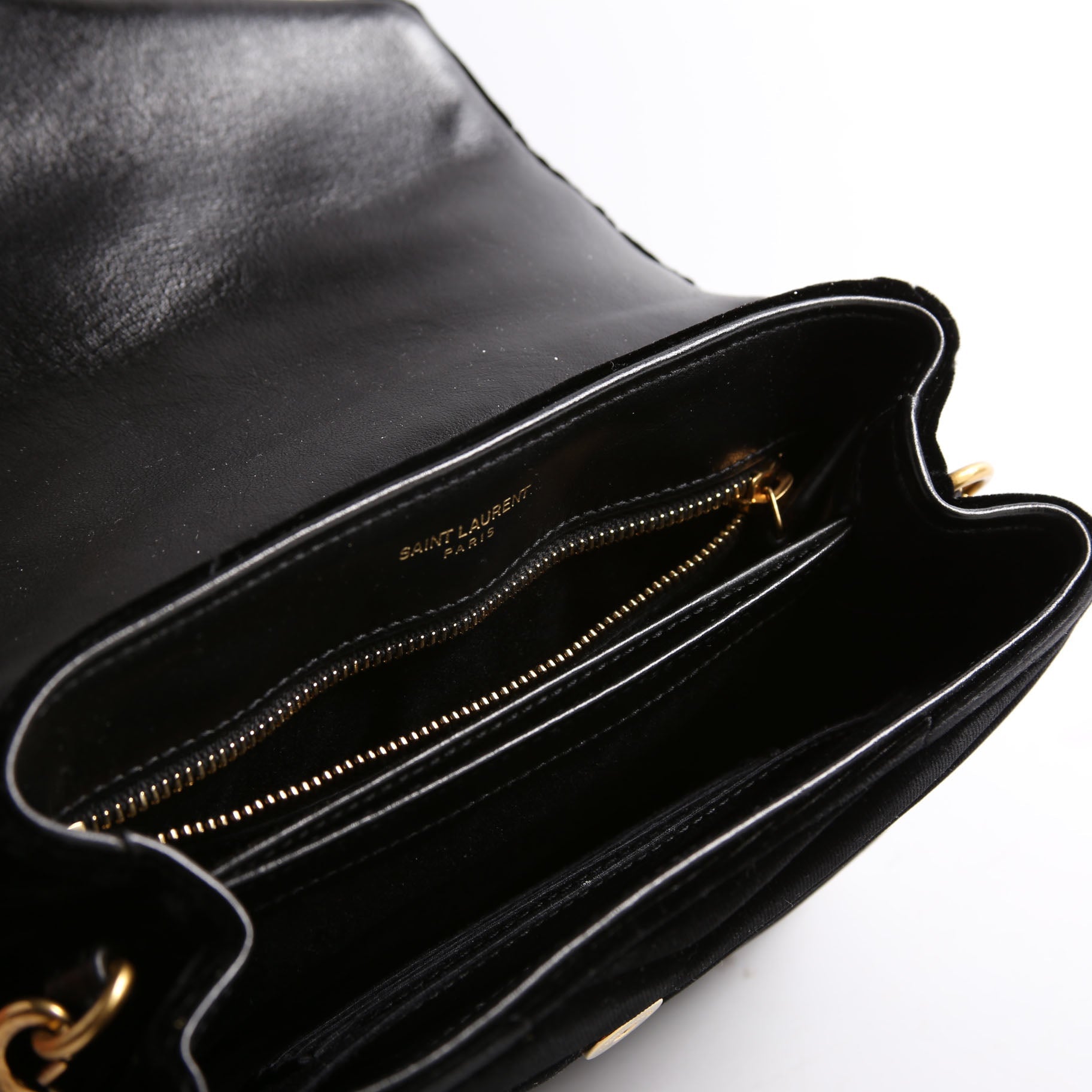 LouLou Satchel Top Crossbody Velvet 467072 Black