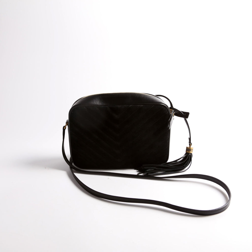 Lou Camera Bag Suede 612544 Black